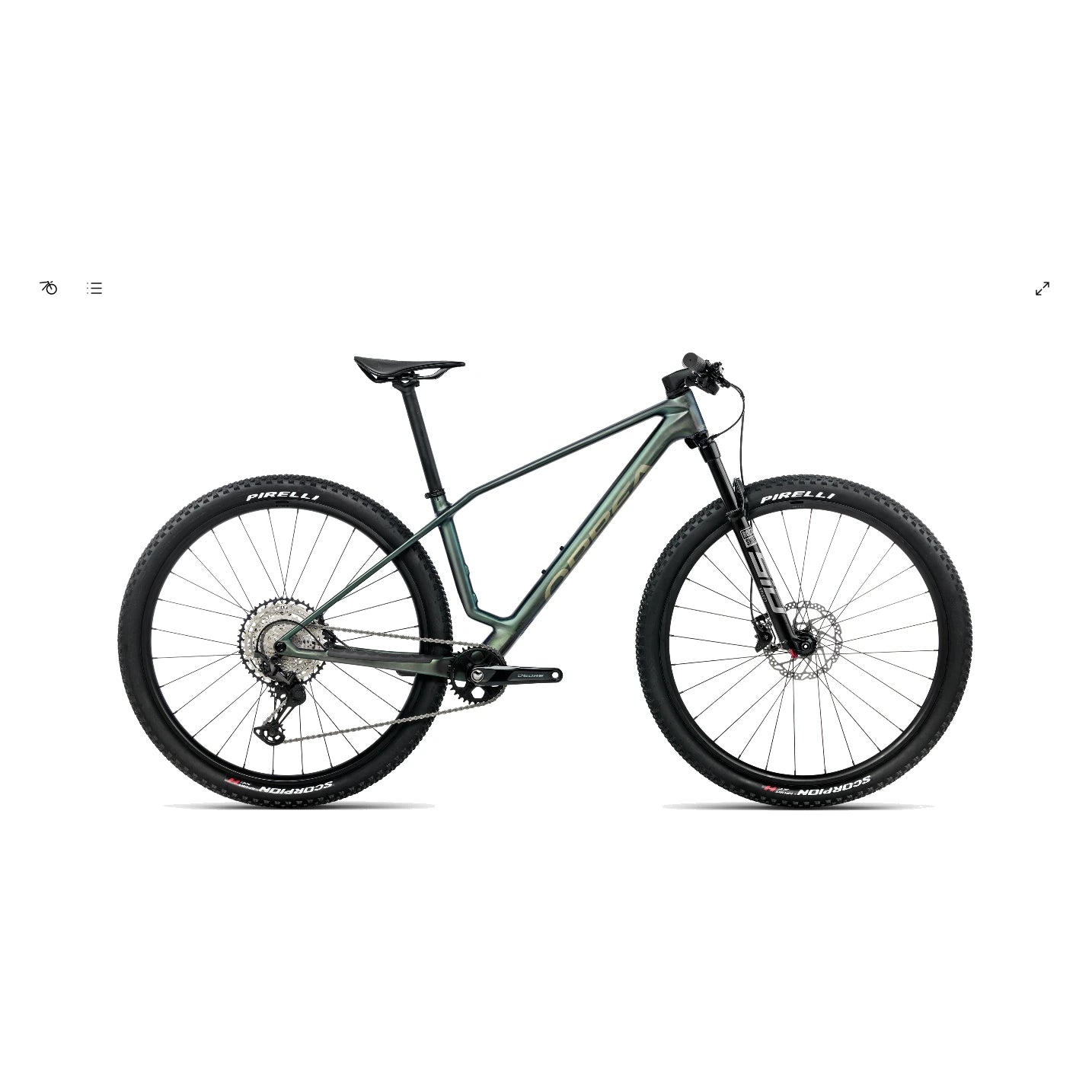 Orbea Alma M30 - Seaweed Carbon View