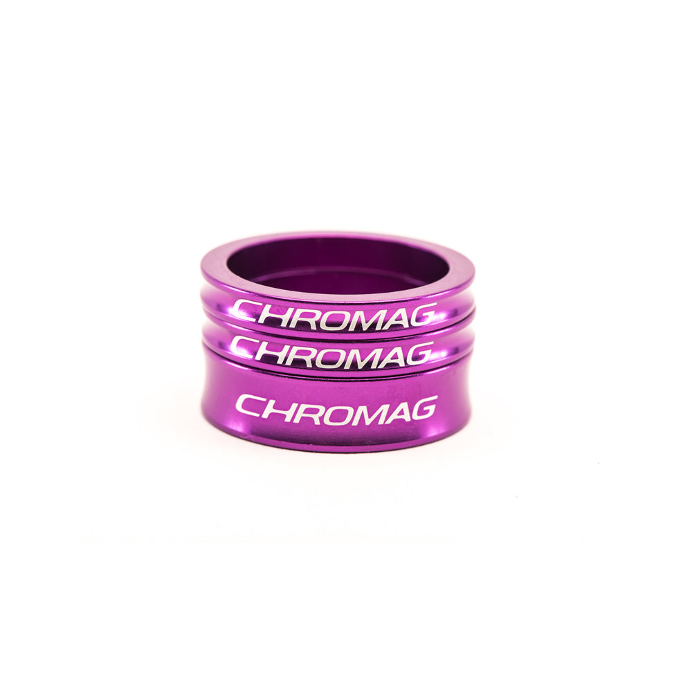 Chromag Headset Spacers Purple