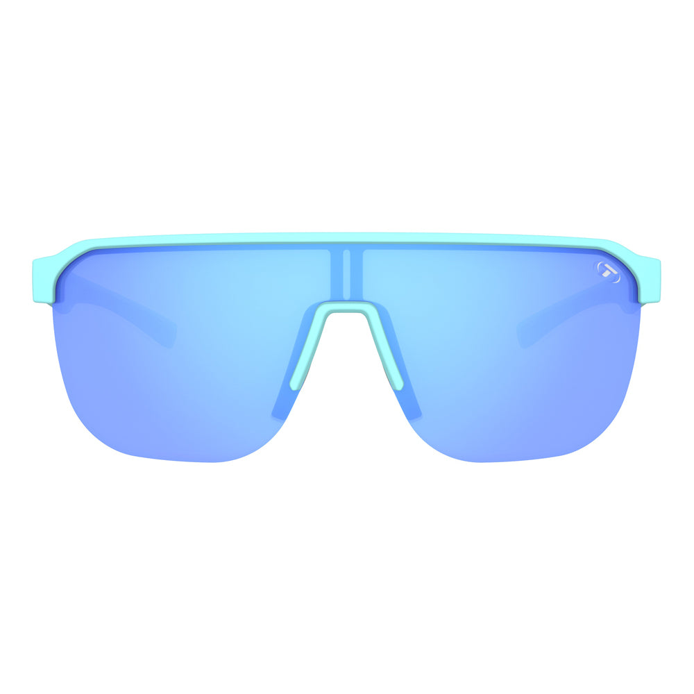 Tifosi Sanctum SL Sunglasses Glacier Blue with Sky Blue Mirror Lens
