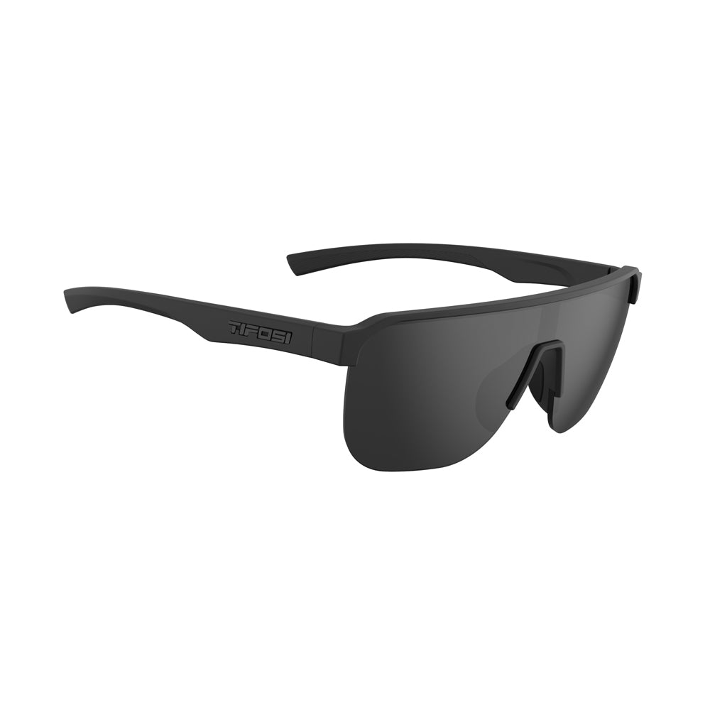 Tifosi Sanctum SL Sunglasses Blackout with Smoke no Mirror Lens
