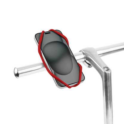 Bone Collection Bike Tie 5 Smartphone Holder Red - 4