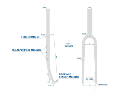 Ritchey WCS Steel Adventure Fork