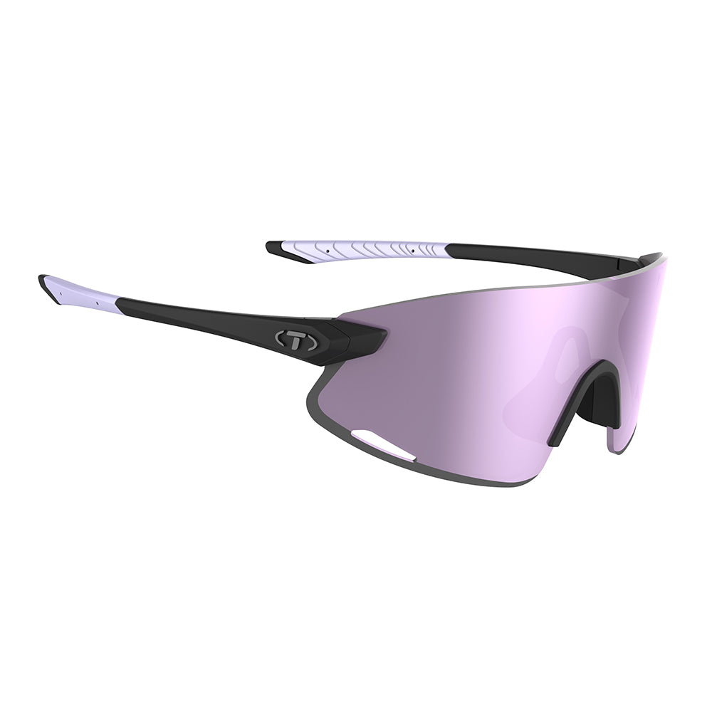 Tifosi Vogel XC Sunglasses Matte Black with Violet Mirror Lens
