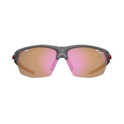 Tifosi Navar Sunglasses Satin Vapor with AC Red Lens
