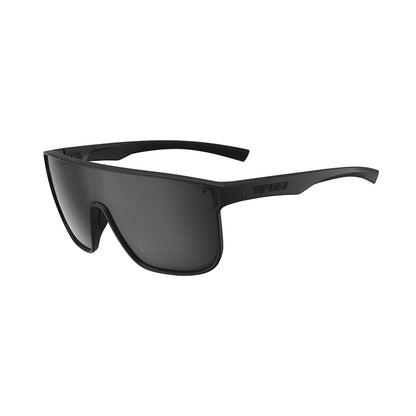 Tifosi Sanctum XL Sunglasses Blackout with Smoke No Mirror Lens

