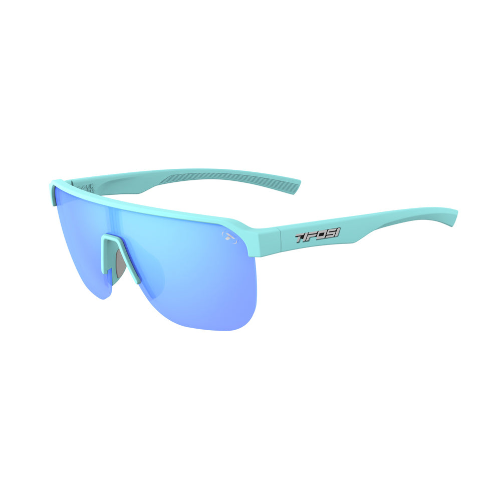 Tifosi Sanctum SL Sunglasses Glacier Blue with Sky Blue Mirror Lens
