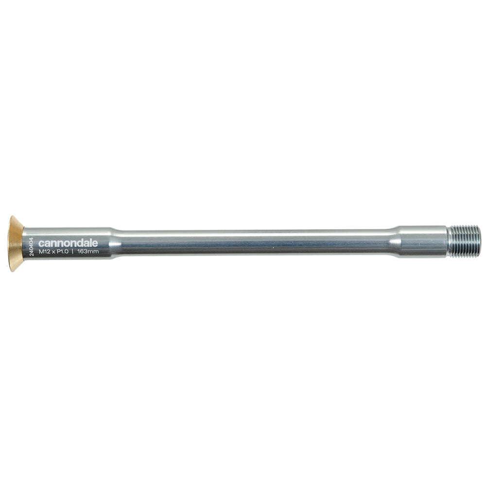 Cannondale Syntace SL Axle 142mm x 12mm, P1.0, 163mm Length, Raw