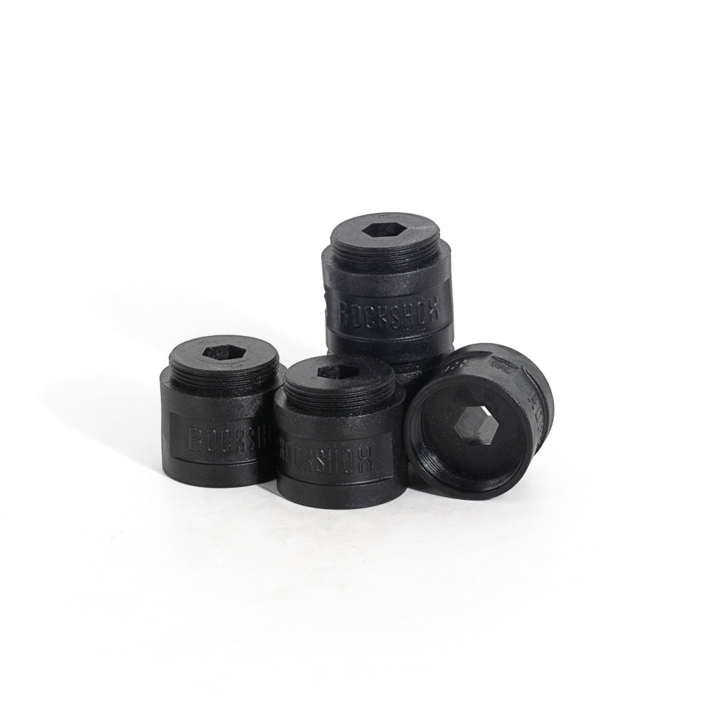 RockShox Fork Spring Air Top Cap - 32mm Solo Air / Debonair - (Includes 5 Tokens, Internally Threaded Air Cap) - REBA / SID / Revelation / RS-1 / Bluto / Argyle RCT