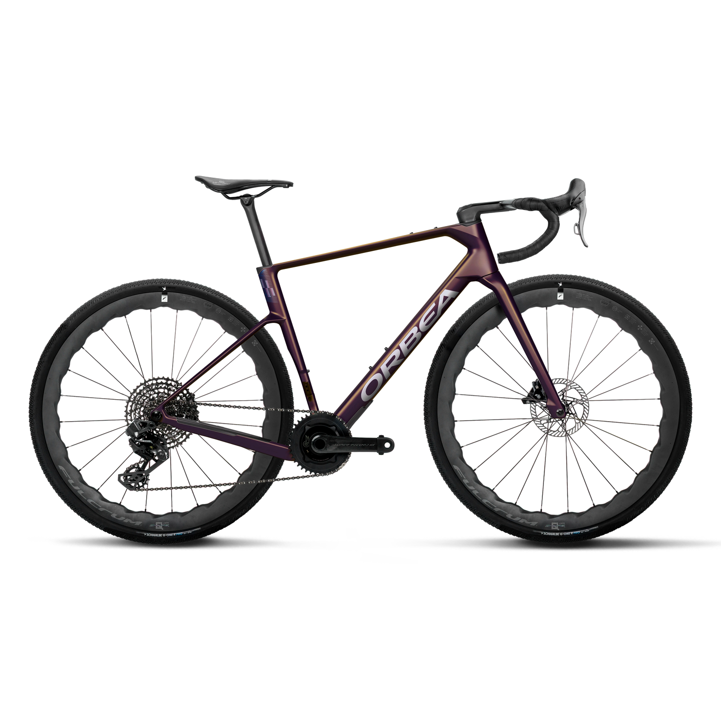 Orbea Terra Race M12 LTD 1X PWR 2027 Gravel Bike - Sunset Carbon View